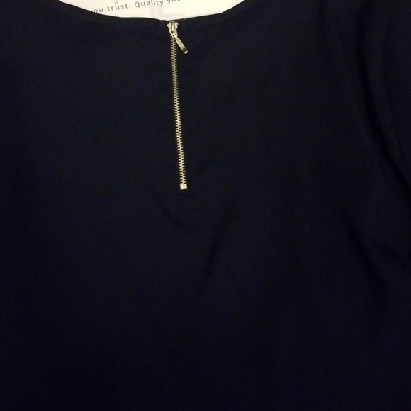 Ann taylor - navy blouse - Picture 2 of 2
